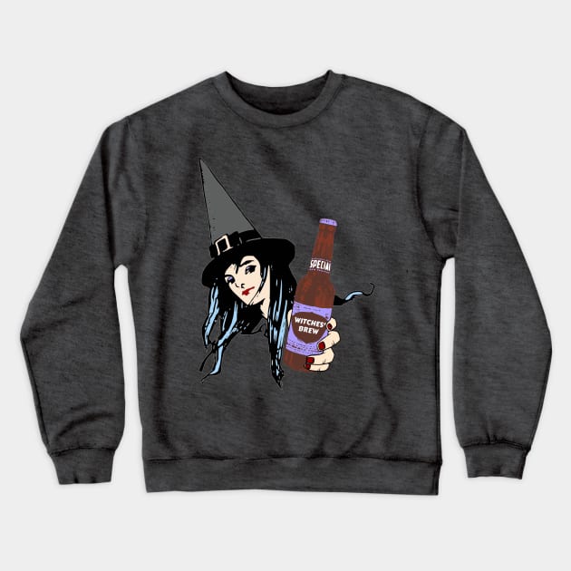 Witches' Brew Crewneck Sweatshirt by JSnipe